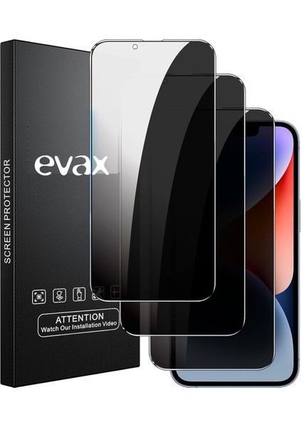 (3'lü Guard Hayalet) iPhone 14 Uyumlu Hayalet Tam Kaplayan Guard Cam Ekran Koruyucu (3 Adet)