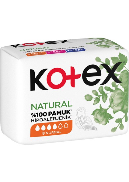 Natural Ultra Single Normal Hijyenik Ped 8'li x 12 Paket