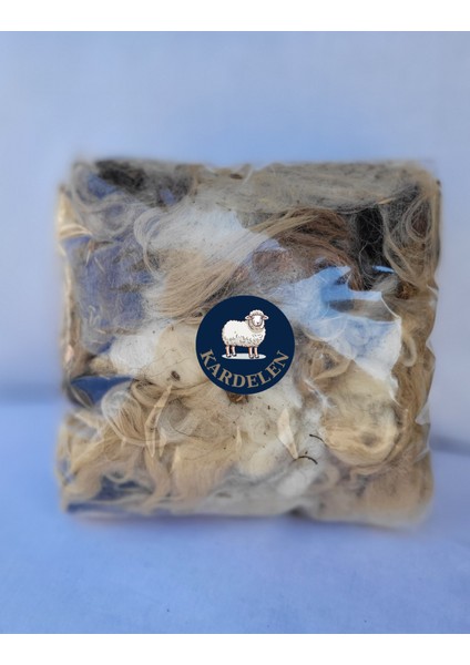 Yıkanmamış Saf Koyun Yünü Yapağı 250gr