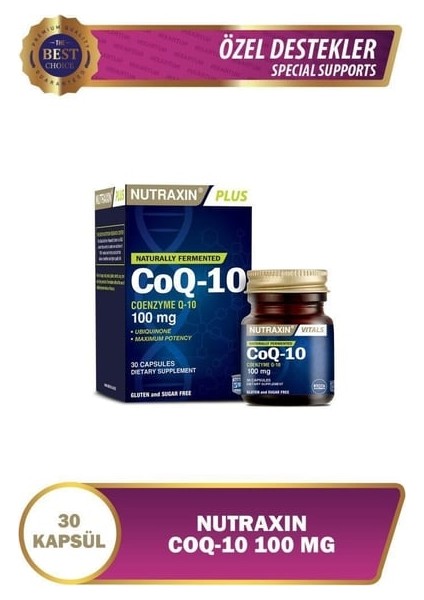 Koenzim Q10 100 mg 30 Softgels +100 ml Yüz Temizleme Jeli