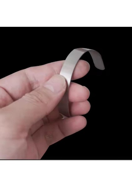 Deri Bileklik Şekillendirici Alüminyum Metal 11MM x 16,5cm 1 Adet modelleri