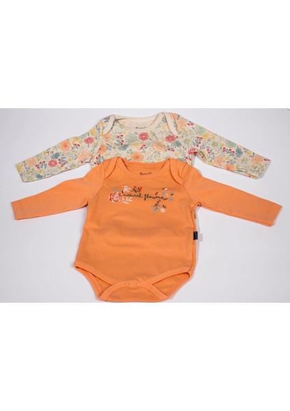 Kız Bebek 2'li Uzun Kollu Body Seti – Yumuşak ve Pamuklu Body Set