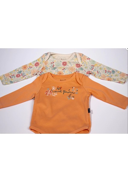 Kız Bebek 2'li Uzun Kollu Body Seti – Yumuşak ve Pamuklu Body Set