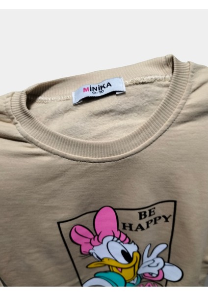2024-34 3-10Y Be Happy Kız Sweat