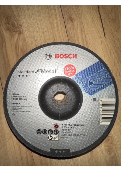 Standart Metal Kesici 180X6.0X22.23 mm (10 Adet)
