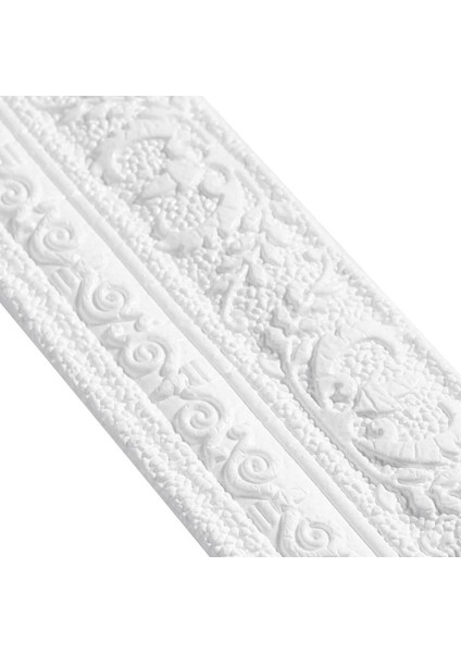 Esnek 8x110 cm 3D desenli kendinden yapışkanlı duvar çıtası