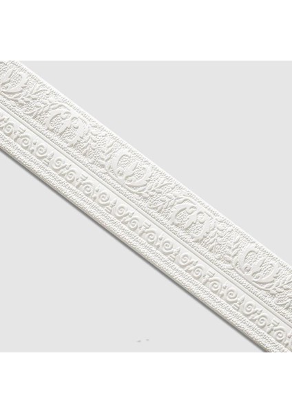 Esnek 8x110 cm 3D desenli kendinden yapışkanlı duvar çıtası