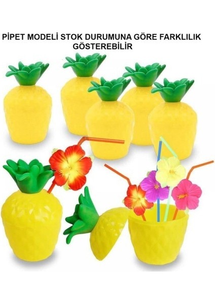 Ananas Pipetli Bardak