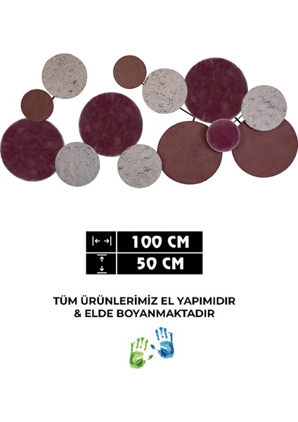 Wise Ofis Duvar Panosu, Lüks Duvar Dekorasyonu, Büyük Duvar Dekorasyonu, Kırmızı Duvar Dekoru CH151-1