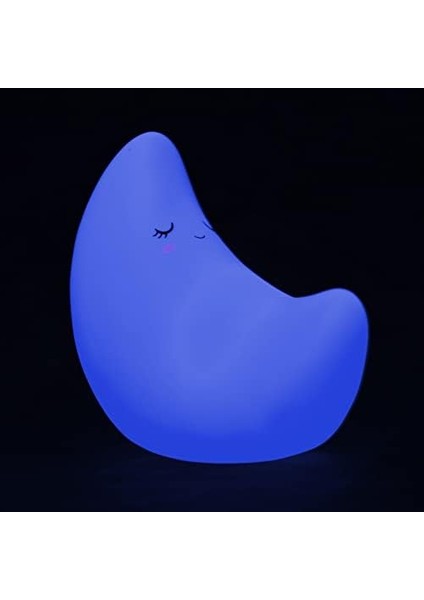 - Çocuklar Için Gece Lambası, 4 Renk, Piller Teslimat Kapsamına Dahildir, 20 Saat Çalışma Süresi, 14 x 11,5 Cm, Tema Moon NIL0004 modelleri