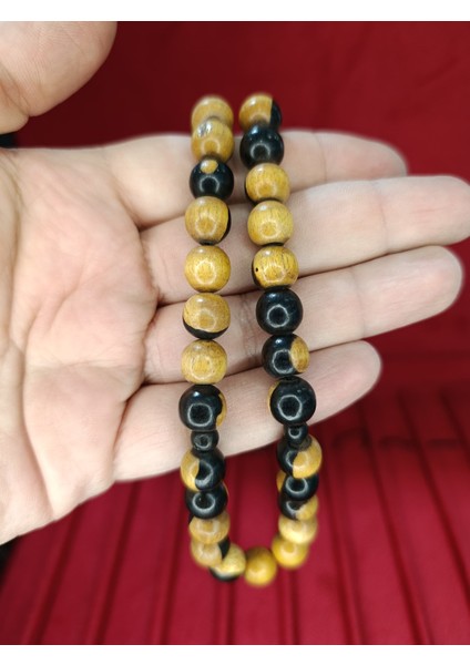 ABANOZ AĞACI TESBİH KÜRE KESİM SİYAH AĞAÇ RENGİ 10MM T-805 modelleri