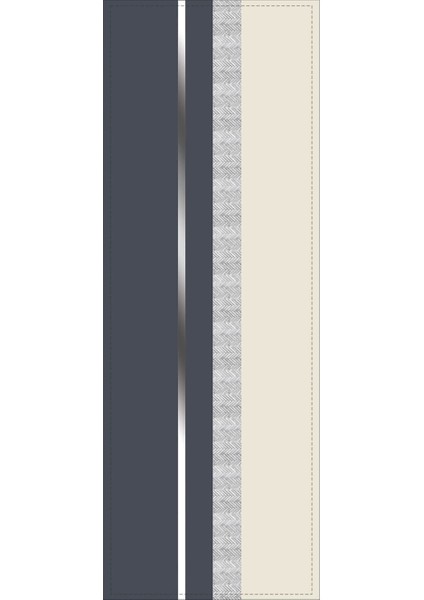 Antrasit Dokuma Masa Örtüsü Runner 40x140cm Leke Tutmaz Premium Tüyü