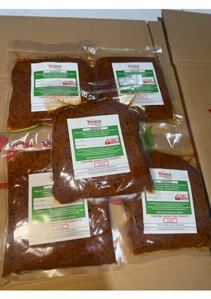 Yenitat 2 Adet 1kg Vakumlu Çiğköfte