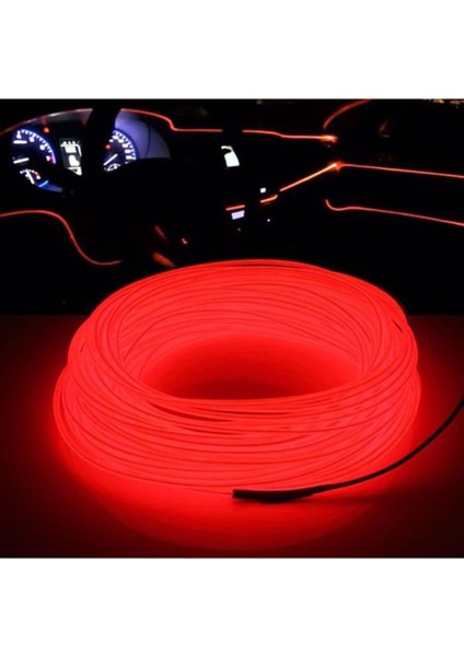 Neon Esnek Şerit LED 3 Metre Mor 12 Volt (Trafosuz)