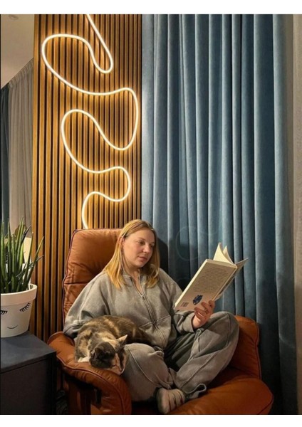 Neon Esnek Şerit LED 20 Metre Pembe 220 Volt Fiş
