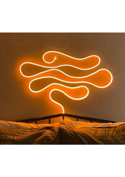 Neon Esnek Şerit LED 20 Metre Pembe 220 Volt Fiş