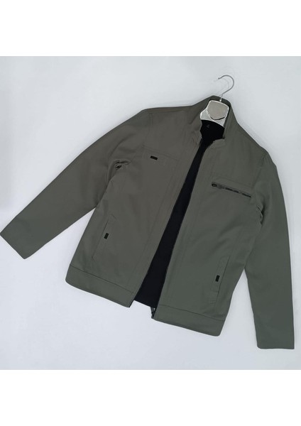 Xavir Slim Fit Erkek Fermuarlı Mevsimlik Ceket