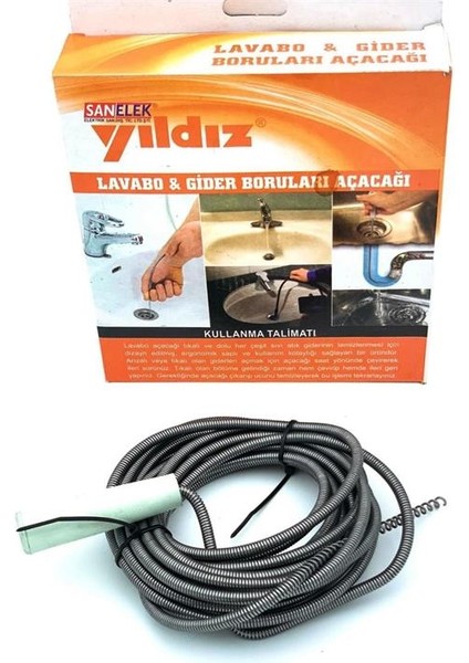 Lavabo ve Gider Boru Açacağı (3 Metre) (4172)