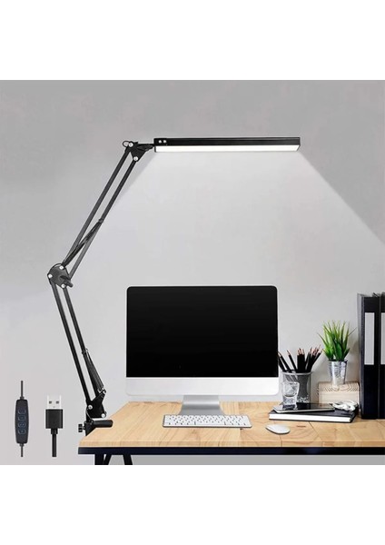 Emesrobotik Katlanabilir LED Masa Lambası(Siyah)