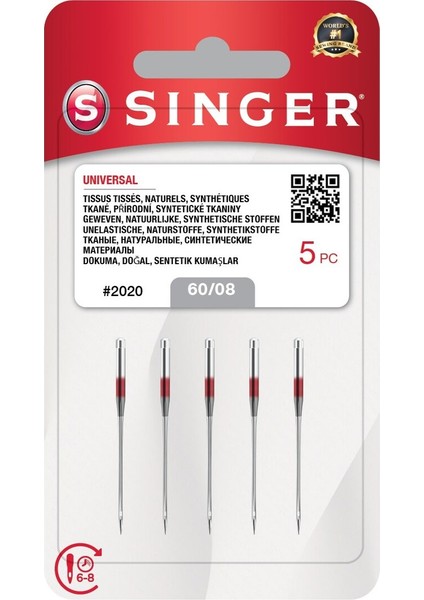 Iğne Standart 8 Numara (5'li Blıster)