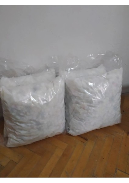 Yumuşak sünger kırlent iç dolgusu, 4 adet, 45x45 cm, beyaz, ekonomik paket