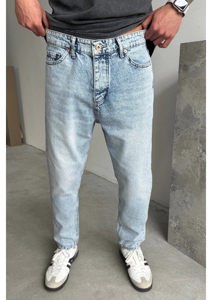Mavi Yıkamalı Boyfriend Jean modelleri