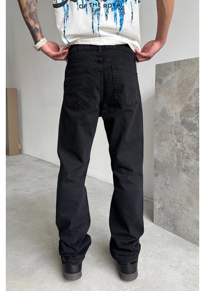 Siyah Baggy Fit Jean