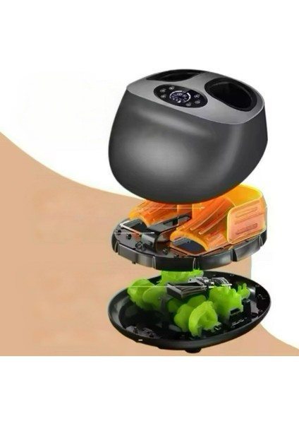 6D Dijital Uzaktan Kumandalı Ovmalı Isıtmalı Titreşimli Ayak Masaj ve Bakım Makinesi/Aleti