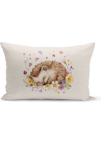 Ilkbahar Serisi Çift Tarafı Dijital Baskılı Kırlent Kılıfı (Spring Easter Paskalya Cushion Cover)