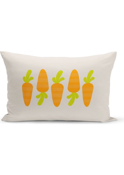 Ilkbahar Serisi Çift Tarafı Dijital Baskılı Kırlent Kılıfı (Spring Easter Paskalya Cushion Cover)