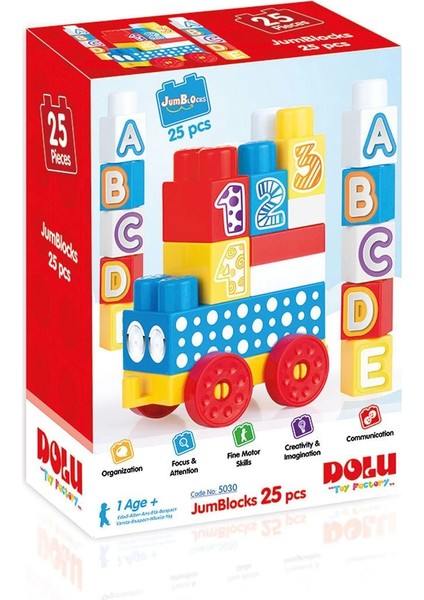 5030 Oyuncak Kutuda Mega Blok 25 Lı