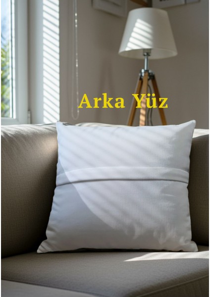 Mor ve pembe nakışlı, dijital baskılı, kadife kırlent kılıfı, 2'li set