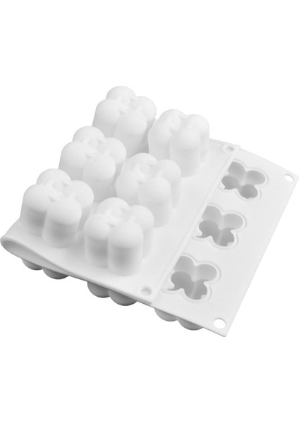 Bubble Mum Silikon Kalıbı 3D Mini Çoklu Bubble Kalıbı Bakeware 15'li