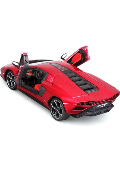 Lamborghini Countach Lpı 800-4 1/24 Model Araba: Kırmızı Rengin Cazibesi modelleri