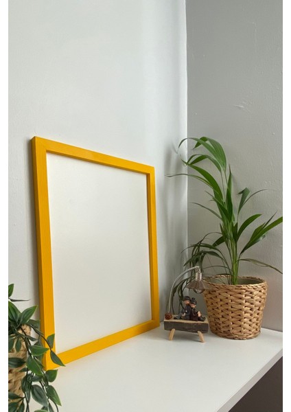 Şık doğal ahşap sarı çerçeve, resim ve puzzle için ideal tasarım, tek parça fiyatları