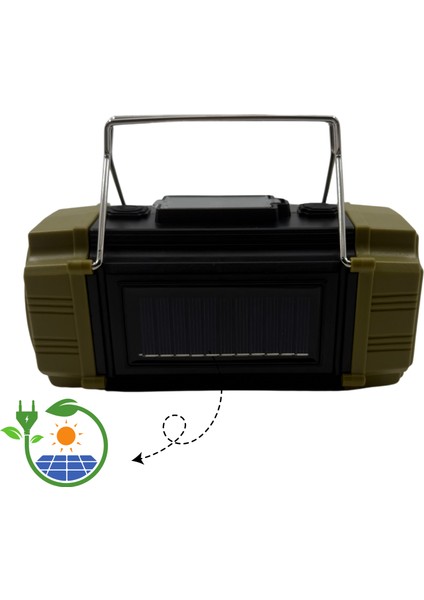 Güneş Panelli Kamp Feneri, Şarj Cihazı Ve Dört Renkli Işık modelleri