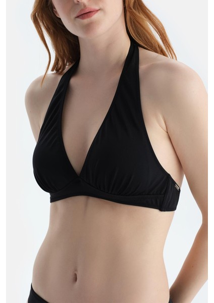 Siyah Üçgen Geniş Bikini Üst fırsatları