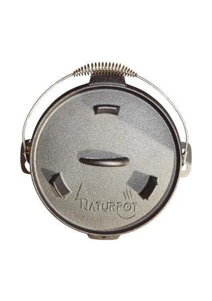 - Döküm Tencere 10 Inch Dutch Oven Demir Döküm Kamp Tenceresi 25 cm