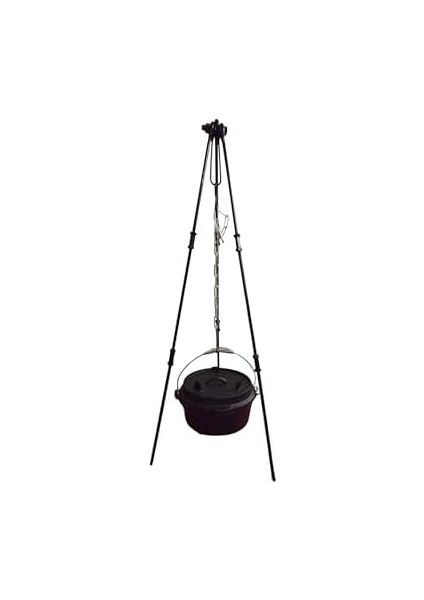- Döküm Tencere 10 Inch Dutch Oven Demir Döküm Kamp Tenceresi 25 cm