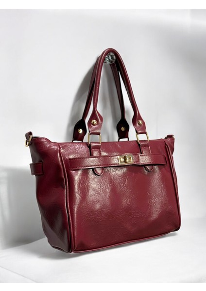 Kilit Detaylı Büyük Omuz ve El Çantası indirimleri