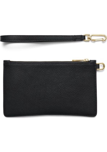 Wristlet Soft Pebbled Leather