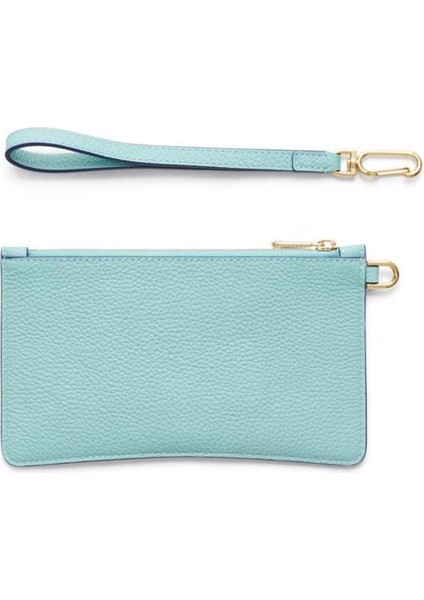 Wristlet Soft Pebbled Leather
