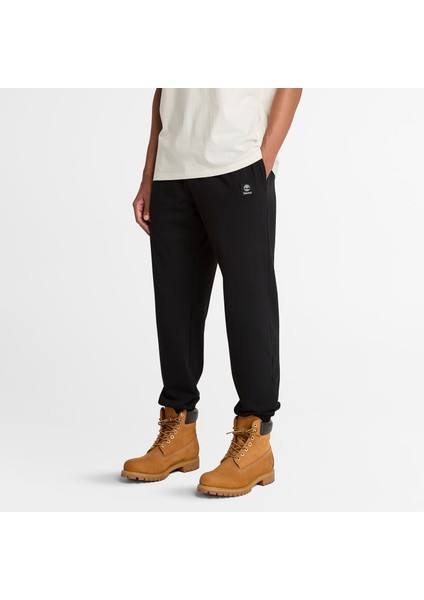 Woven Badge (Lb) Sweatpant Erkek Siyah Pantolon TB0A2NJB0011