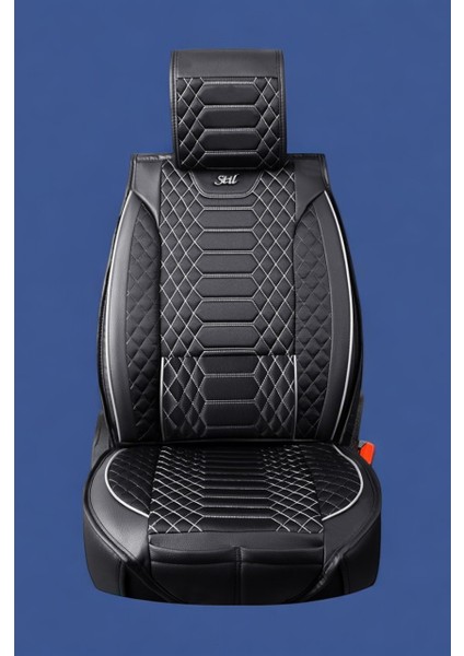 Citron C4 Cactus Yarı Deri Oto Koltuk Kılıfı Cepli 5li Tam Set