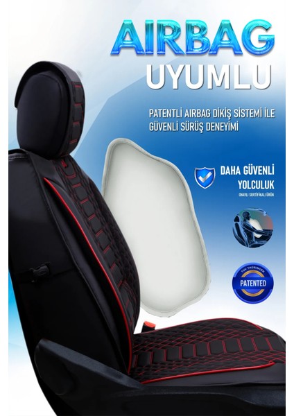 Isuzu D-Max Yeni Yarı Deri Oto Koltuk Kılıfı Cepli 5li Tam Set
