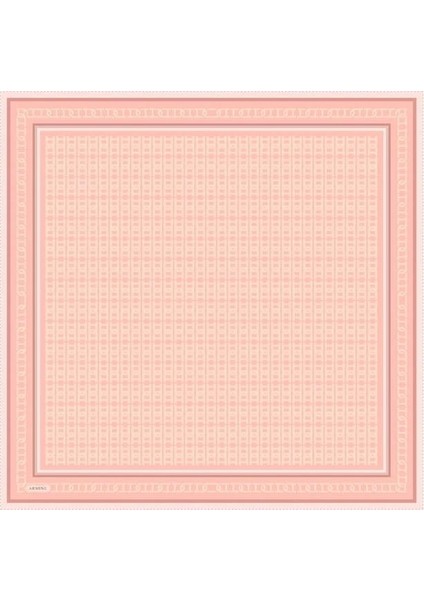 2025 Desenli Saf Ipek Twill Eşarp 9301-40