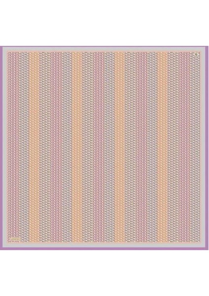 2025 Desenli Saf Ipek Twill Eşarp 9319-82 modelleri