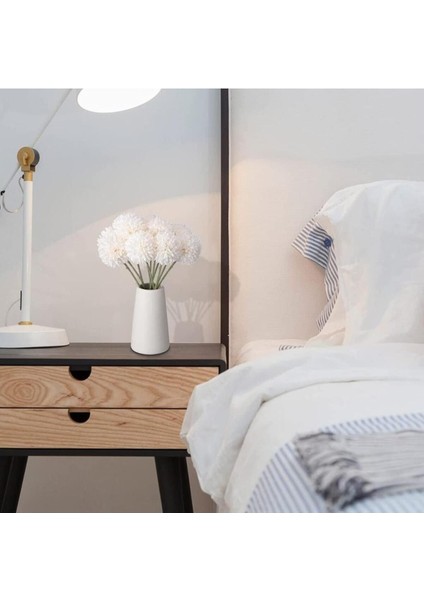 Beyaz Krizantem Kartopu Büyük Demet, 7 Kafalı, Renkli ve Şık Çiçek Düzeni fırsatları