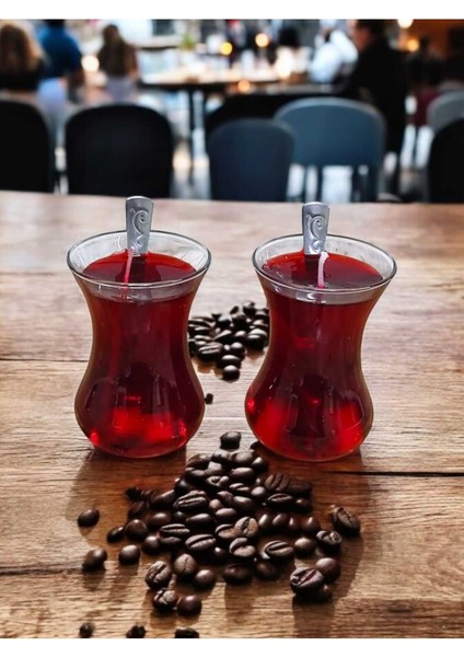 Dekoratif Çay Bardağı Temalı Mum ( 2li Set )
