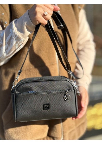 Kadın 4 Bölmeli Lacost Deri Ayarlanabilir Uzun Askılı Çapraz ve Omuz Çantası modelleri